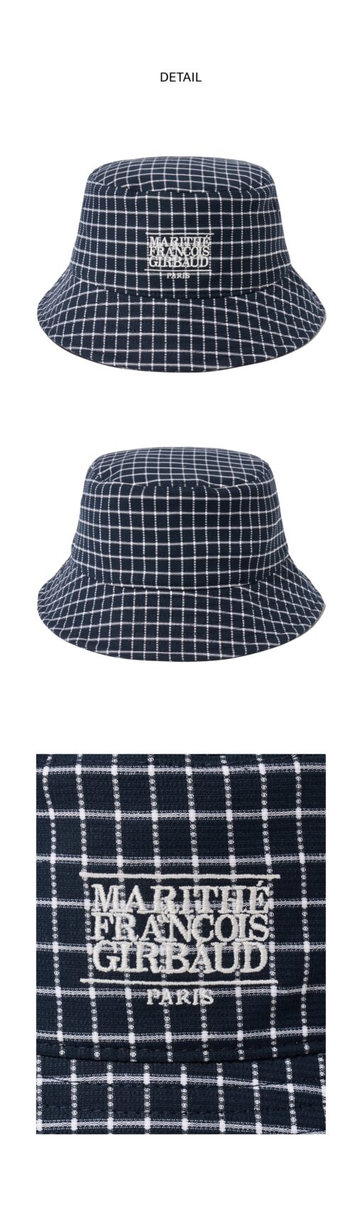 MARITHE FRANCOIS GIRBAUD CLASSIC LOGO PATTERN BUCKET HAT - Image 6