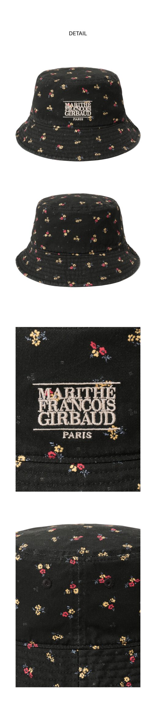 MARITHE FRANCOIS GIRBAUD CLASSIC LOGO PATTERN BUCKET HAT - Image 5