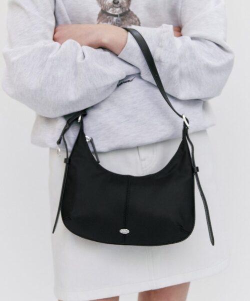 Alternative view of DEPOUND LUMI BAG (HOBO) BAG-Black