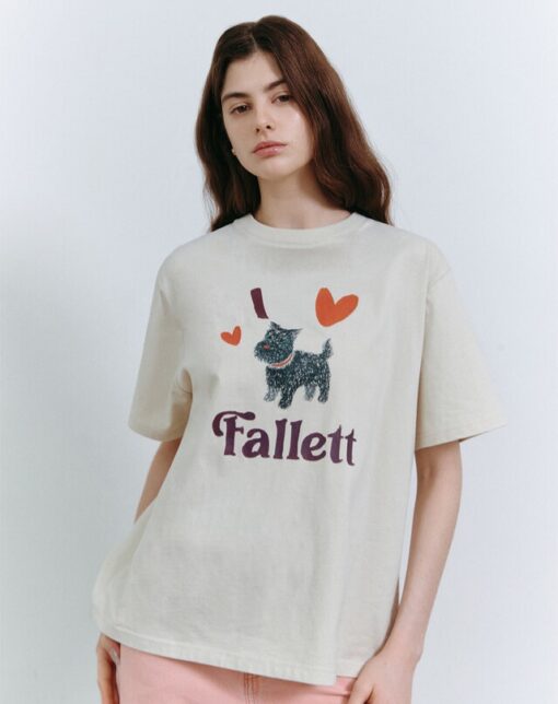 Fallett Puffy Drawing Over Fit Short Sleeve-3col - Image 7