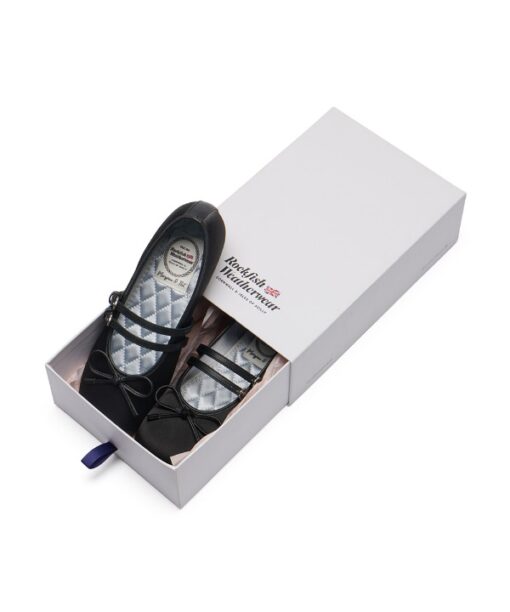 ROCKFISH WEATHERWEAR SQUARE TOE TWO STRAP MARYJANES(SATIN) - Image 13