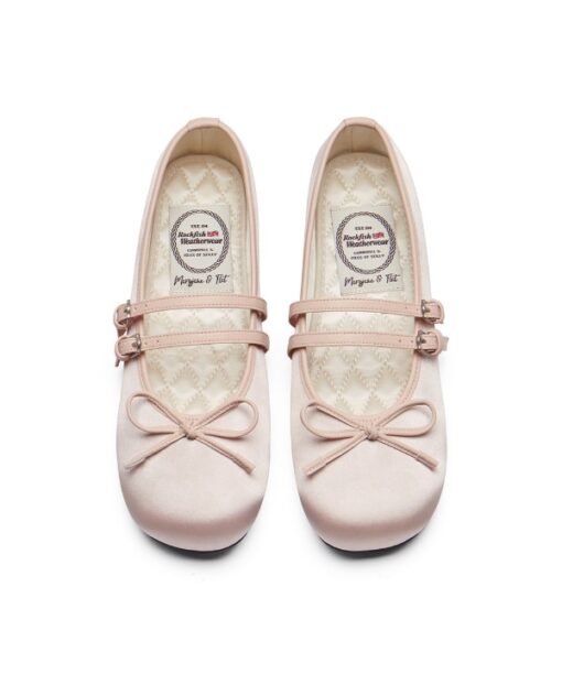 ROCKFISH WEATHERWEAR SQUARE TOE TWO STRAP MARYJANES(SATIN) - Image 10