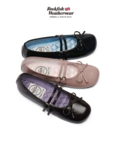 ROCKFISH WEATHERWEAR SQUARE TOE TWO STRAP MARYJANES(ENAMEL)-3col