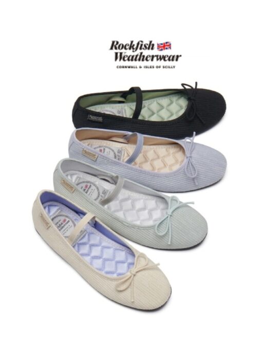 ROCKFISH WEATHERWEAR HAZEL RIBBON FLATS-4col