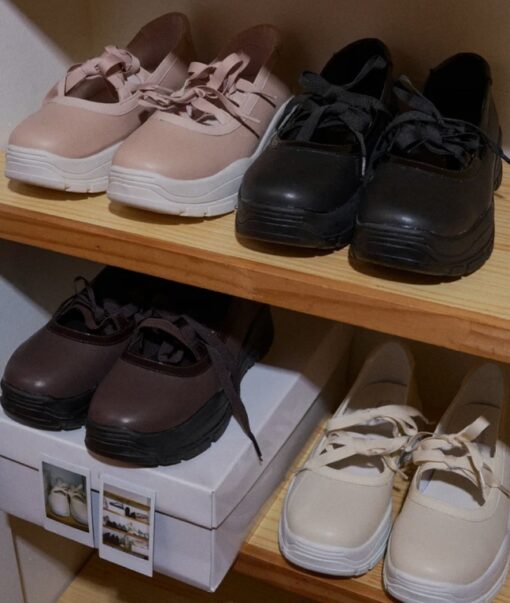 ROCKFISH WEATHERWEAR FLATFORM RIBBON MARYJANES-4col - Image 11