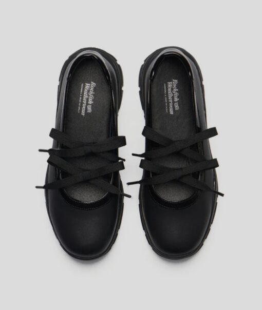 ROCKFISH WEATHERWEAR FLATFORM RIBBON MARYJANES-4col - Image 17