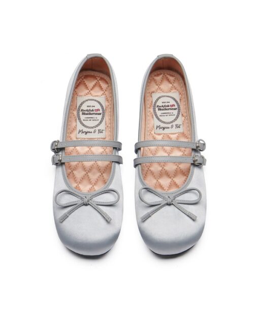 ROCKFISH WEATHERWEAR SQUARE TOE TWO STRAP MARYJANES(SATIN) - Image 12