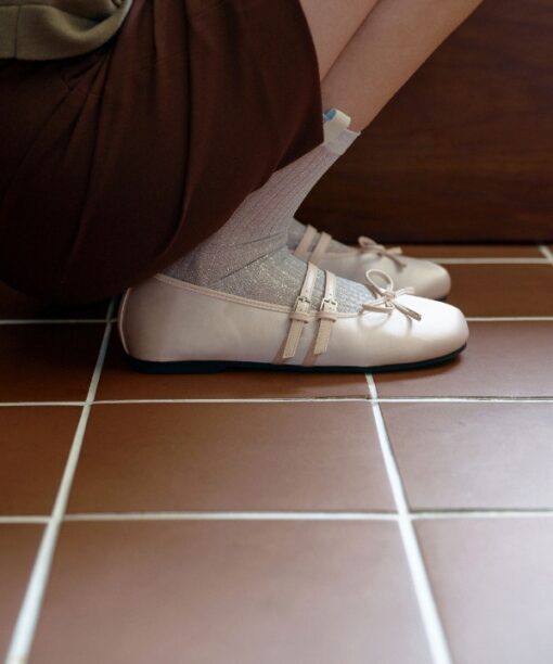 ROCKFISH WEATHERWEAR SQUARE TOE TWO STRAP MARYJANES(SATIN) - Image 3