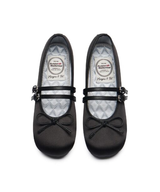 ROCKFISH WEATHERWEAR SQUARE TOE TWO STRAP MARYJANES(SATIN) - Image 8
