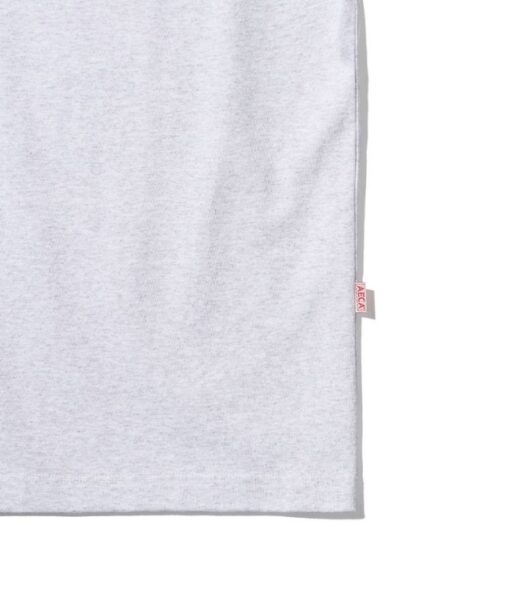 AECA TEAM WORK HALF SLEEVE-LIGHT GREY - Image 4