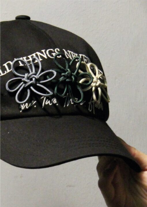 ONGO OLDTHINGS NEVER DIE THREE FLOWER KNOT CAP-COLOR EDITION