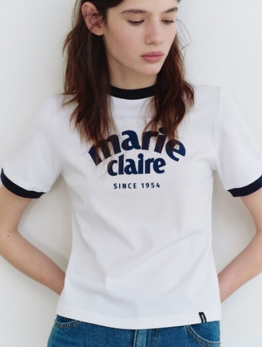 MARIE CLAIRE RINGER SHORT SLEEVE T-SHIRT-5col - Image 2