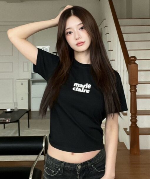 MARIE CLAIRE LOGO T-SHIRT - Image 2