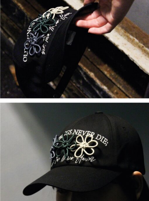 ONGO OLDTHINGS NEVER DIE THREE FLOWER KNOT CAP-COLOR EDITION - Image 4