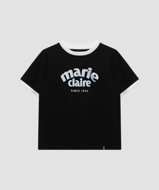 MARIE CLAIRE RINGER SHORT SLEEVE T-SHIRT-5col - Image 5