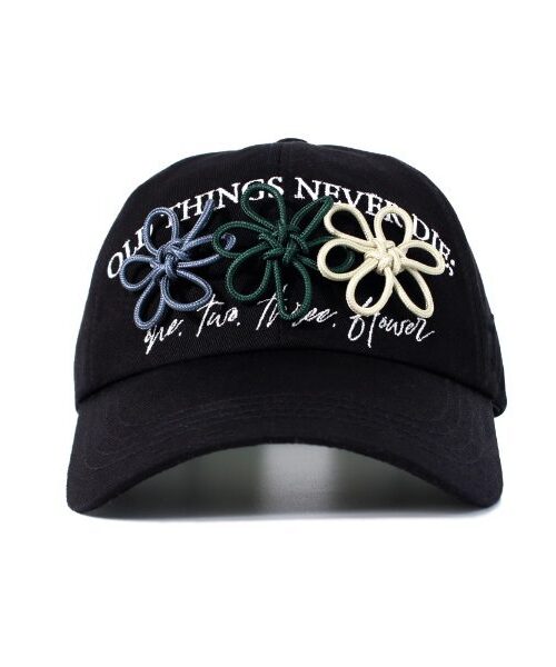 Alternative view of ONGO OLDTHINGS NEVER DIE THREE FLOWER KNOT CAP-COLOR EDITION