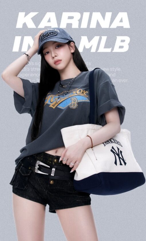 MLB VARSITY VINTAGE CURSIVE STITCH UNSTRUCTURED BALL CAP-4款 - Image 2