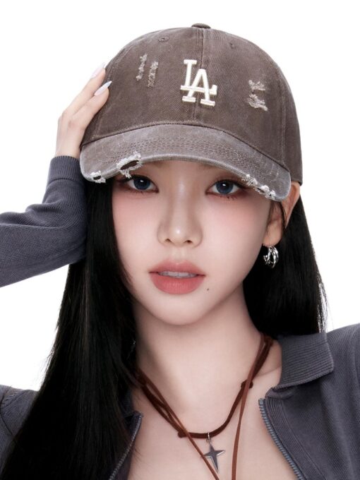 MLB DAMAGE WASHING UNSTRUCTURED BALL CAP-3款 - Image 2