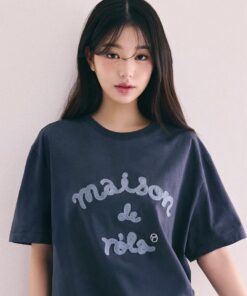 ROLAROLA MAISON DE ROLA EMBROIDERY LOOSE FIT T-SHIRT 鬆身-3 col