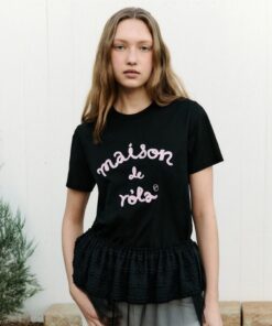 Alternative view of ROLAROLA MAISON DE ROLA EMBROIDERY T-SHIRT-6 col