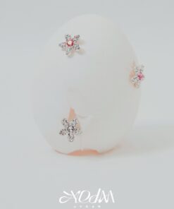 JYDDM 925 FLOWER CUBIC EARRING (IU PICK)-2col