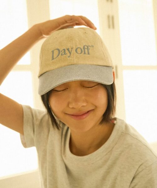 Alternative view of AECE DAY OFF CAP WASHED-2col
