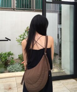 Alternative view of ZOEET PEBBLE SHOULDER BAG-COCOA