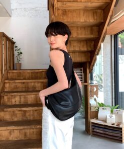 Alternative view of ZOEET PEBBLE SHOULDER BAG-MIDNIGHT