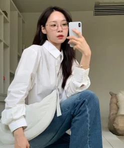 ZOEET PEBBLE SHOULDER BAG-SNOW