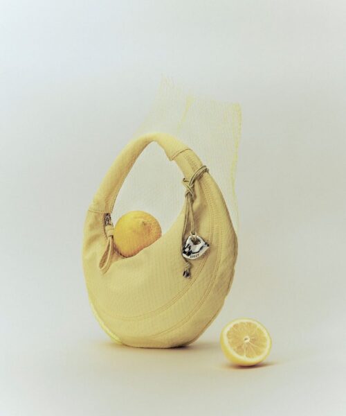 Alternative view of ZOEET PEBBLE MINI TOTE BAG-LEMONADE