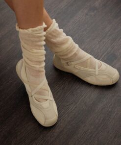 Alternative view of OTZ SUEDE BANDING SNEAKERS-4col