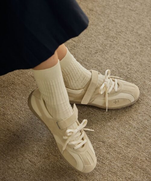 Alternative view of OTZ ROMARY SUEDE LACE UP SNEAKERS-4 colors