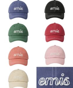 EMIS LETTERING LOGO WHITE STITCH BALL CAP-7col
