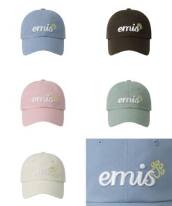 EMIS LETTERING LOGO BALL CAP-5col