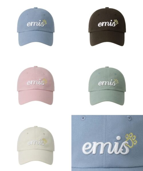 EMIS LETTERING LOGO BALL CAP-5 colors