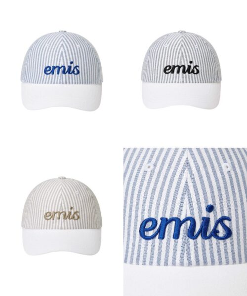 EMIS STRIPE BALL CAP-3 colors