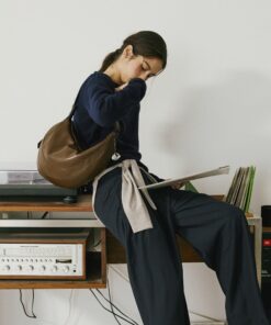 Alternative view of ZOEET PEBBLE SHOULDER BAG-ESPRESSO