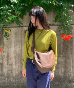 ZOEET PEBBLE SHOULDER BAG-ESPRESSO