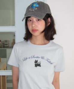 FALLETT DRAWING FLOWER BALL CAP-2col