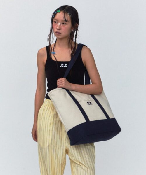Alternative view of REST & RECREATION RR CANVAS SHOULDER BAG-3 colors