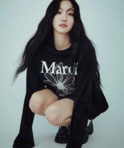 Alternative view of MARDI MERCREDI UNISEX TSHIRT LONG SLEEVE FLOWERMARDI-5col