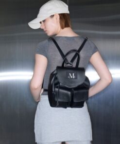 Alternative view of MUCENT AREN TWO POCKET LEATHER MINI BACKPACK