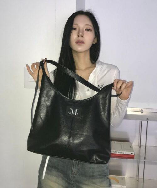 Alternative view of MUCENT CRESCENT LEATHER SHOULDER BAG