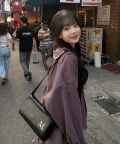 Alternative view of MUCENT BANON SILVER STICH SQUARE SHOULDER BAG