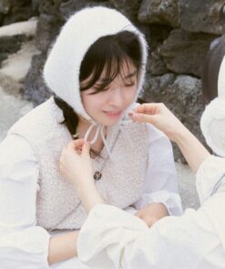 Alternative view of OTZ X UMU WINTER HAIR SCARF-IVORY