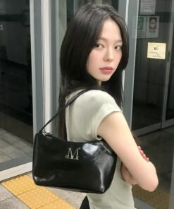 Alternative view of MUCENT MORIN METAL LOGO COMPACT SHOULDER BAG