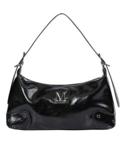 Alternative view of MUCENT BARB METAL LOGO 2-WAY EYELET CROSS BAG UNISEX