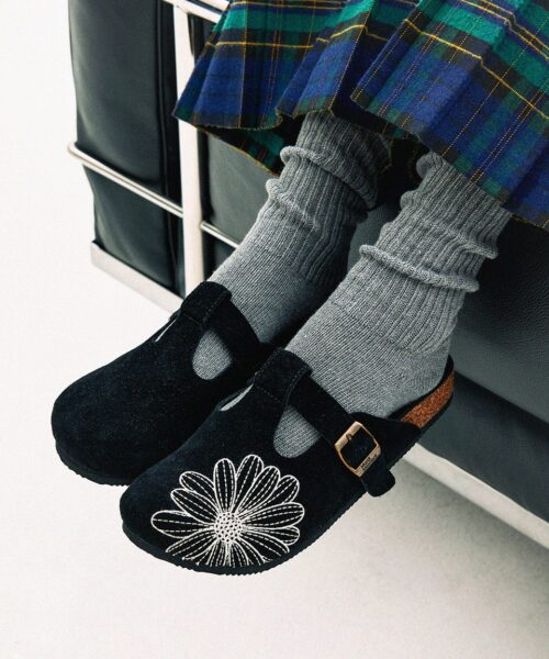 Alternative view of MARDI MERCREDI CLASSIQUE T-STRAP SUEDE MULE-7 colors