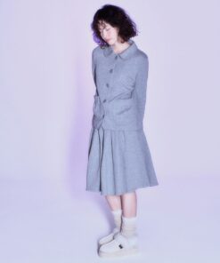 Alternative view of ROCKFISH WEATHERWEAR CLOUDY FLATFORM FUR SLINGBACKS-CREAM[하지수 PICK]
