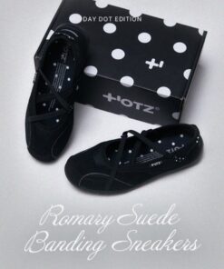 Alternative view of OTZ ROMARY SUEDE BANDING SNEAKERS-:DOT EDITION